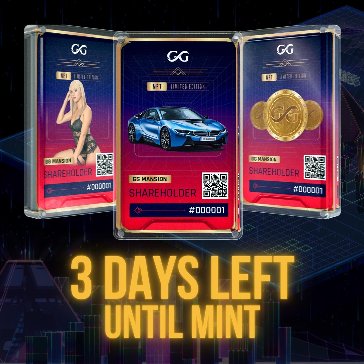 3 days until mint! 👀

Join our discord channel to get whitelisted! ➡ discord.gg/YzhHnzzQc2

#NFT #NFTCommunity #Metaverse #NFTCollectors #AdultNFT