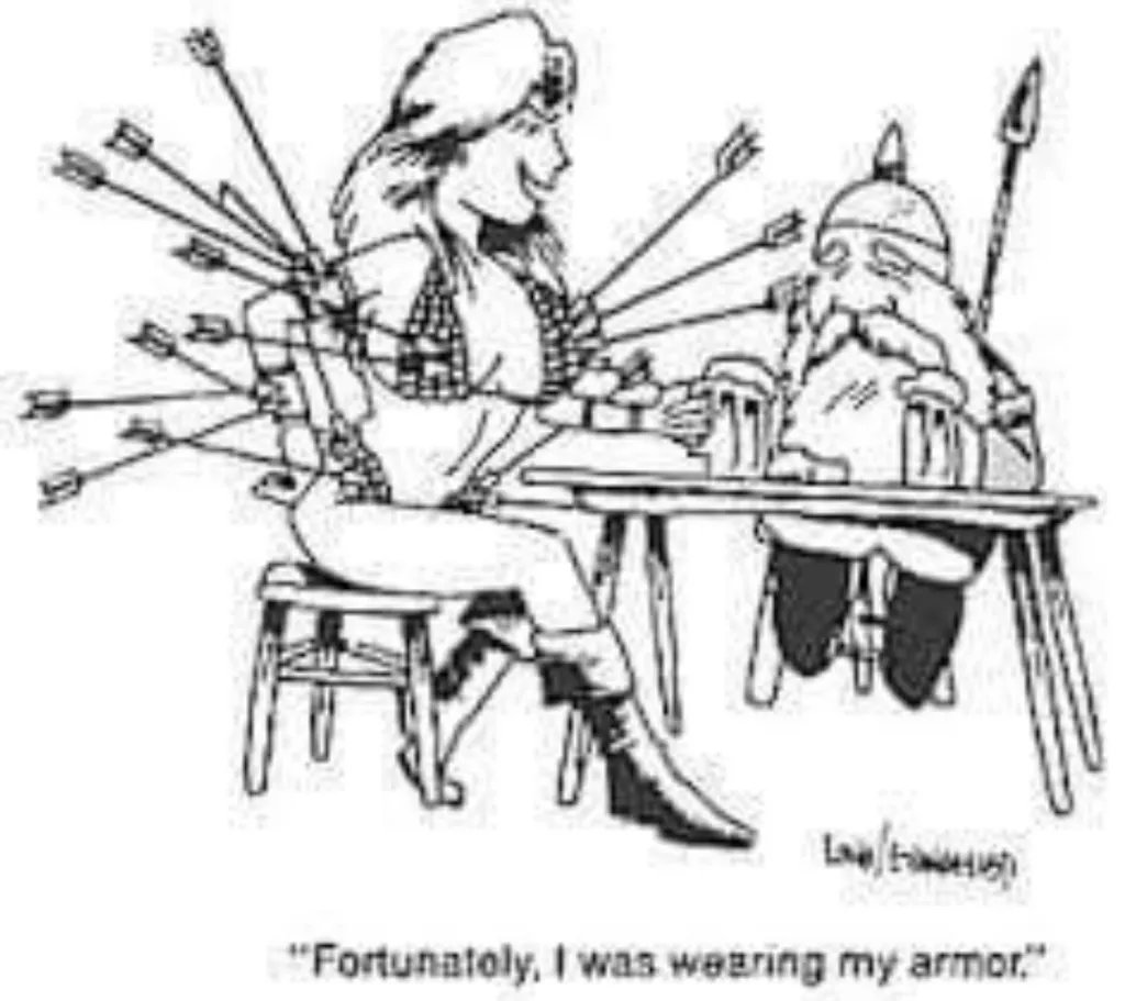 What, is that armor made of magnets!?