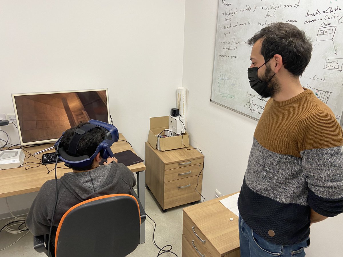 InDigitalGames's tweet photo. Ongoing VR experience at IDG! 

If you’re interested in VR or architecture, come see us at the Institute to participate of this experience! Here until 9 PM today!

#VR #architecture #idg #universityofmalta https://t.co/vLD0Lh4KeK