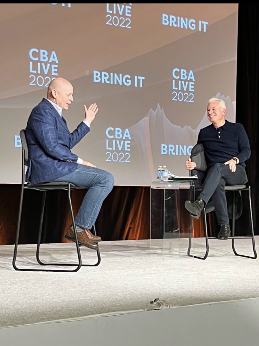 Richard Hunt shares great insights from 13 years leading CBA in his interview with me this week at CBA LIVE!