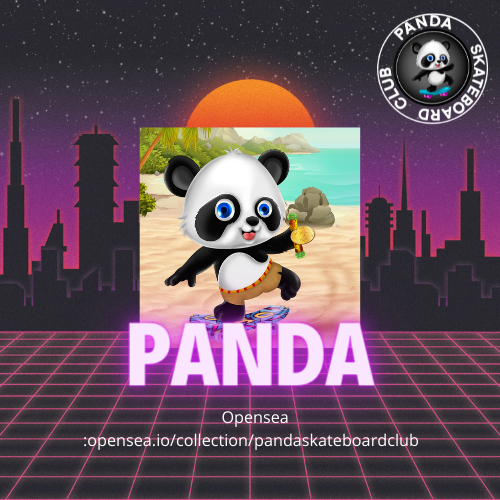 PANDA a new collection of NFT art is gonna launch soon ....
And there's a small giveaway before launch of our 10,000 set of nft's
tag your three friends and one of those will our latest nft collection for free ....
stay tuned more offer's are on its way