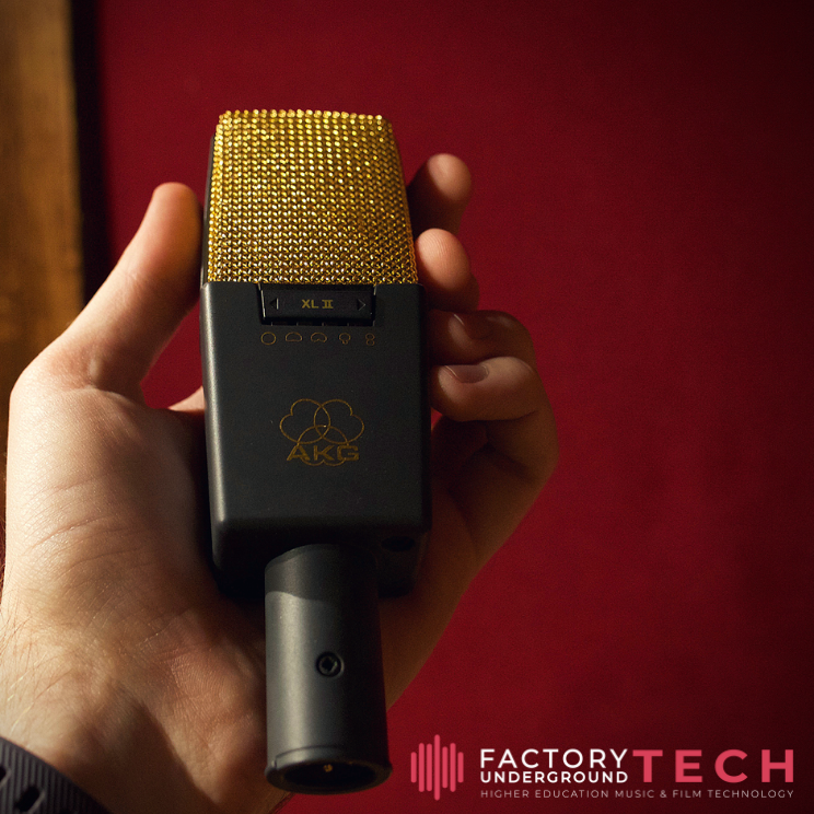FUTechNorwalk's tweet photo. The #AKG414 is one of the #condenser #microphones in the #FactoryUndergroundTech mic collection. It's a versatile mic, perfect for capturing highly nuanced and detailed sounds. Our students learn about using such microphones through hands-on project experience. #NorwalkCT https://t.co/aIEMf3zWY9