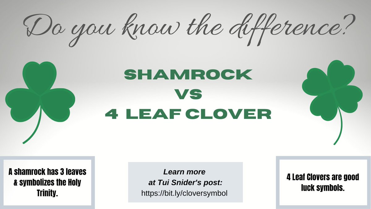 Shamrocks vs 4-Leaf Clovers. Do you know the difference? 
Also: what do they symbolize?

patreon.com/posts/63449856

#StPatricksDay #stpattysday #cemetery #history #symbolism