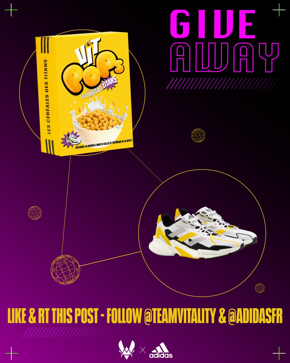 TeamVitality's tweet image. It&apos;s time to spruce up your morning 

Try to win a VIT POPS XXL package with @adidasFR with a BIG suprise inside
👀

Follow @adidasFR  &amp;amp; @TeamVitality 
Like &amp;amp; RT this post