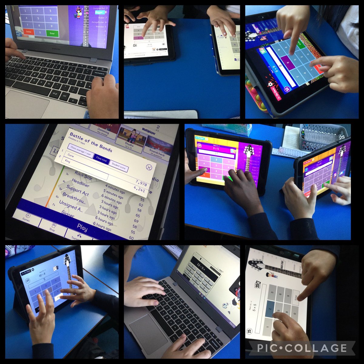 EPSMrsSpence's tweet photo. What’s that you say?! A @TTRockStars battle in Y4?! Make sure you log in and play at home children! Who will win the battle of the classes? #KingClass or #CurieClass ? @EPSNicoleJ @EPSMomtaz @hussain_roksana @Katherine_8765 https://t.co/vK90WKQ0Ss
