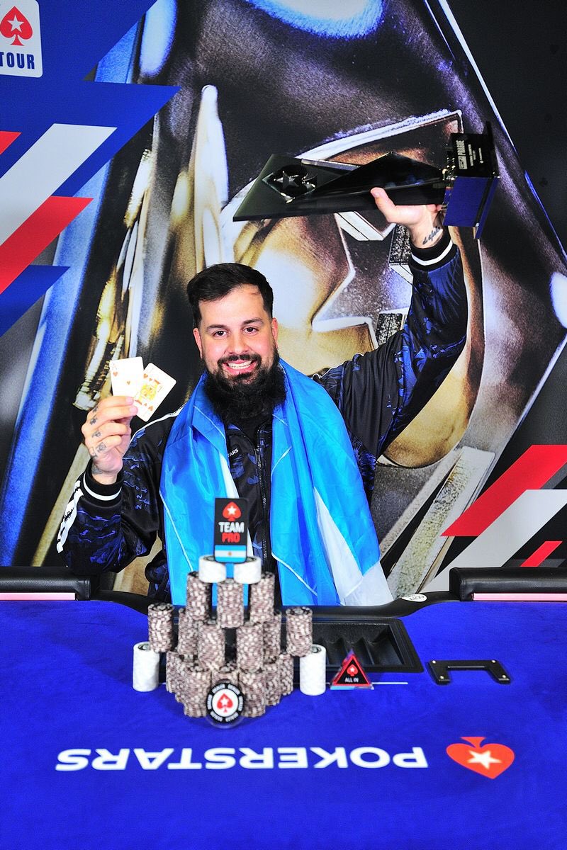 Lo Logramos !!!!!!!! 1/3155 🔥🦅. 
Gracias a todos los que mandaron buenas vibras ! 
A mi familia, a <a href="/PokerStars/">PokerStars</a> y a todo el que se sienta representado y feliz por mis triunfos ♥️