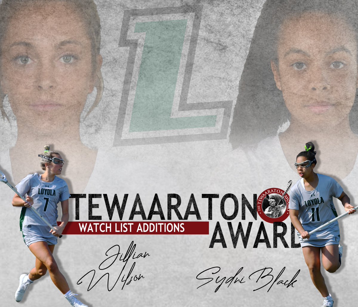 Jillian Wilson and Sydni Black are among the 13 players added to the <a href="/Tewaaraton/">Tewaaraton Award</a> Award Watch List! loyo.la/3vQrv5M #AintNoDog
