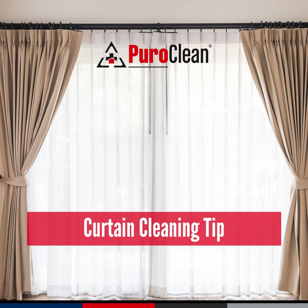 Curtains are great at capturing dust and odors. Cleaning them once a quarter is quick! Put them in the dryer on the “air-only” cycle for 10 minutes, then rehang immediately to avoid wrinkles. Always check manufacturers' labels first.
#DeepCleaning #CleaningHacks #CleaningTips
