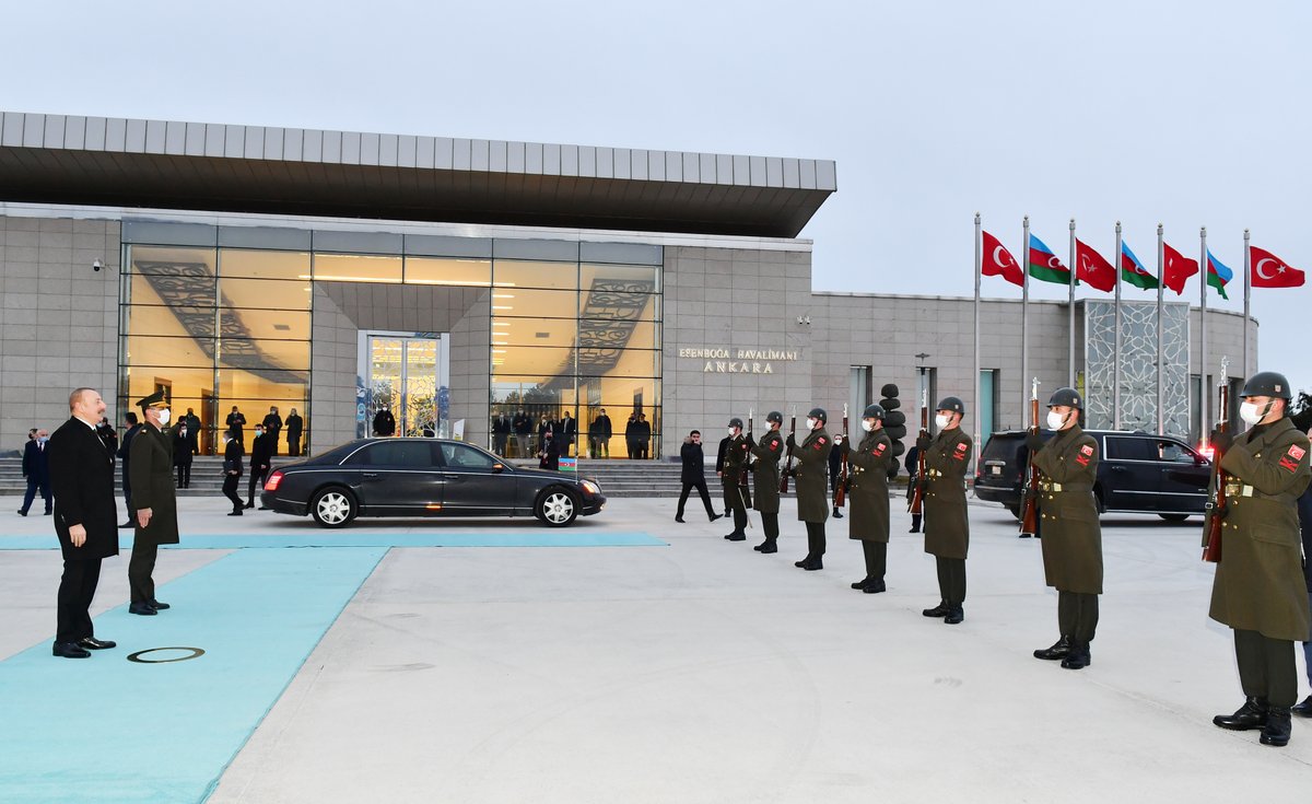 presidentaz's tweet photo. Ilham Aliyev completed his working visit to Turkiye https://t.co/1hXMDfC5PK
