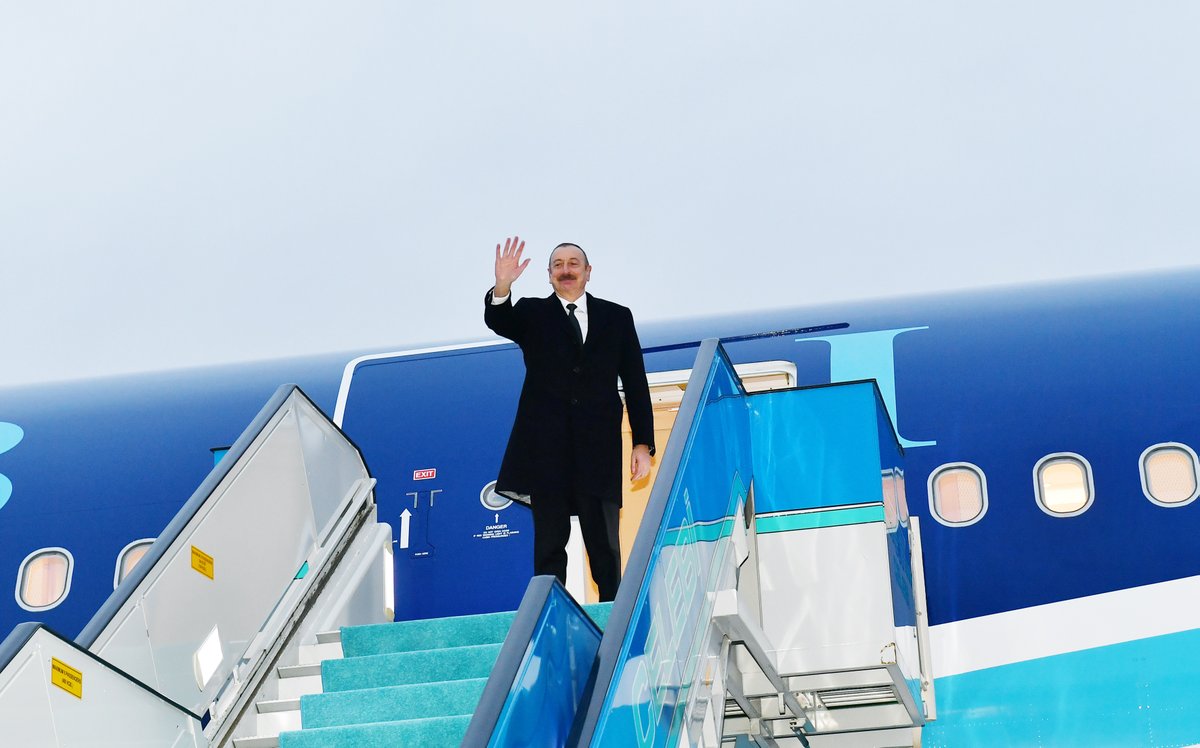 presidentaz's tweet photo. Ilham Aliyev completed his working visit to Turkiye https://t.co/1hXMDfC5PK