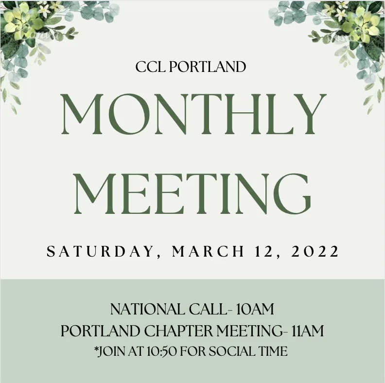 PortlandCCL's tweet photo. Join us on Saturday! 🌿 Spring is on it's way, and we're eager to make #climatesolutions happen. Bring a favorite game or puzzle to share for our social media photo! 📸
*check inbox for Zoom links
#grassrootsclimate #portland #pdx #portlandclimateaction #climateaction https://t.co/UclvBflc2z