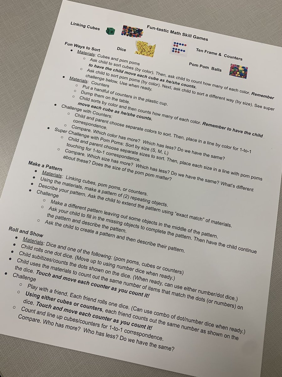 Great Parent Action Team meeting and math workshop at the Central Library! #ccps #ccpspreschool