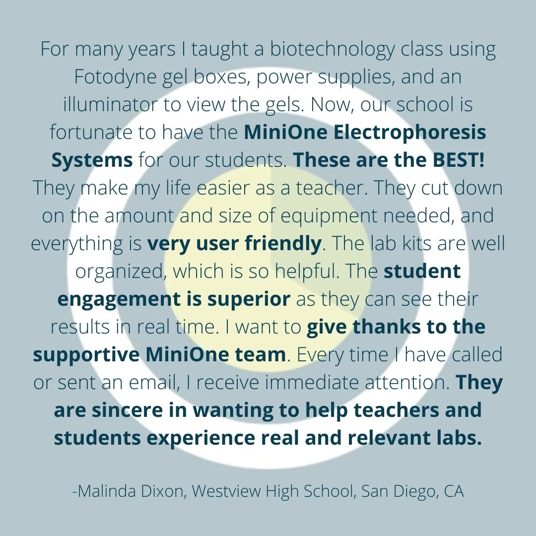 Why we do what we do! Helping teachers save valuable time, allowing maximum student engagement, helping inspire our next generation of STEM leaders. Thanks for the feedback, Malinda! #stemeducation #biologyteacher #apbio