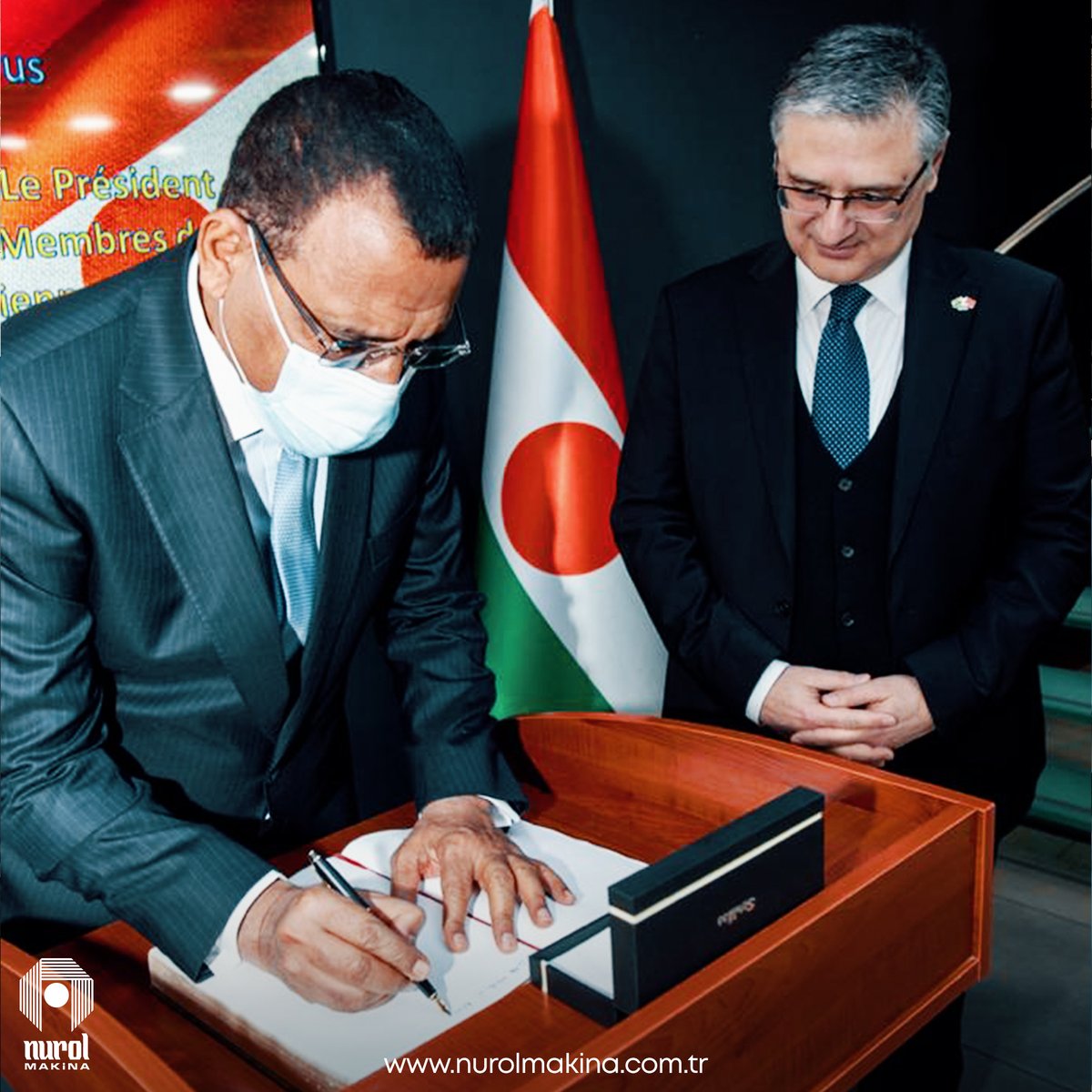 nurolmakina's tweet photo. We are honoured to host His Excellency Mohamed Bazoum and esteemed members of the Republic of Niger delegation at our facilities.
.
#nurolmakina #nurol https://t.co/5lFKScuYgT