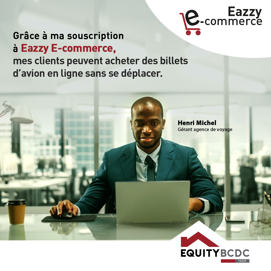 EquityBCDC's tweet image. Boostez votre activité grâce à Eazzy E-commerce, la passerelle de paiement en ligne de EquityBCDC.
Souscrivez via le lien : urlr.me/QMYgT

#equitybcdc #Eazzy  #solutionsdigitales #ecommerce