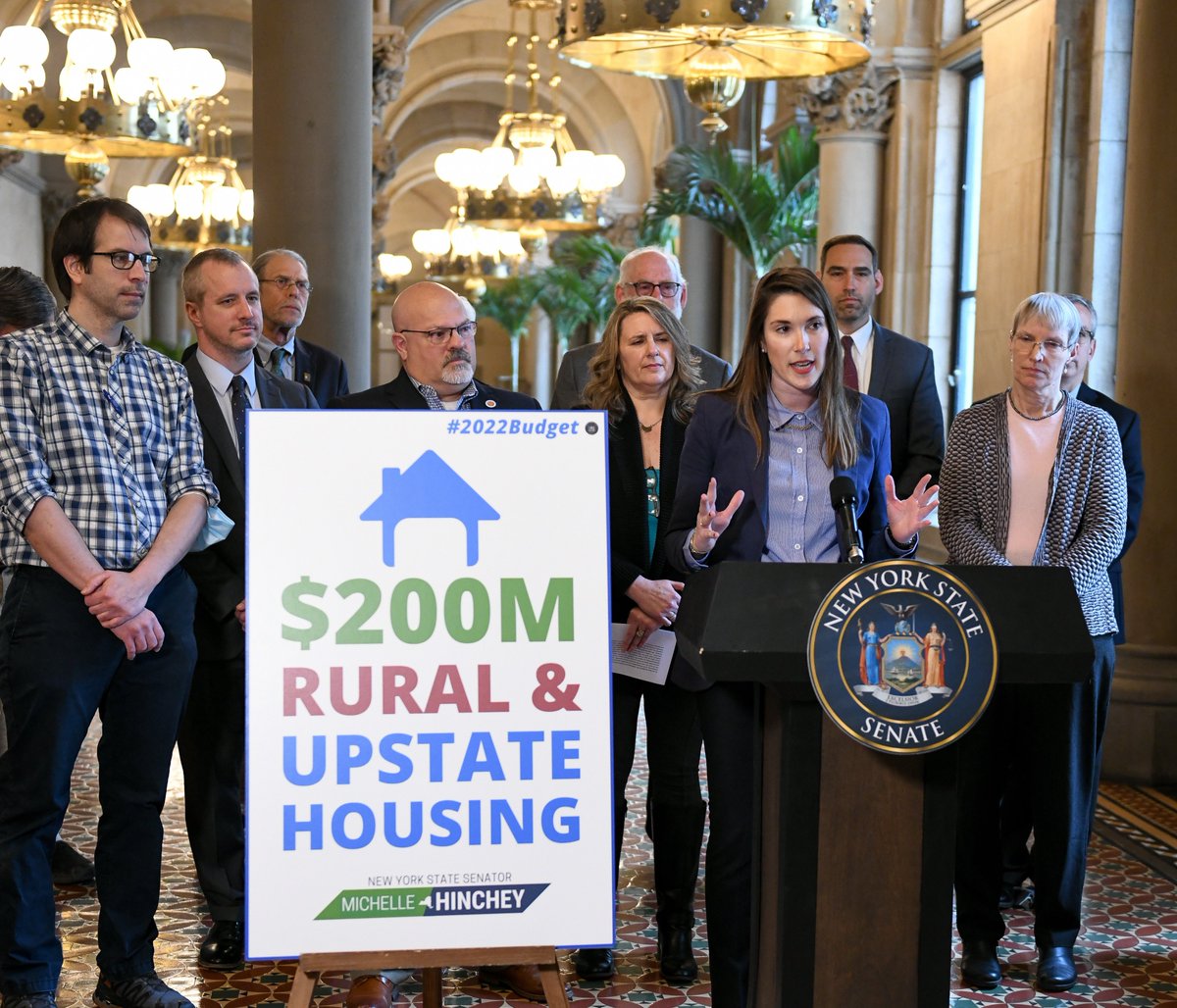 Upstate is on the frontline of NY's #housing crisis, & yet we are consistently left out of the conversation when we talk about solutions. That needs to change. I'm calling on the Legislature to stand up for all New Yorkers & deliver record funding for housing in the #2022Budget.