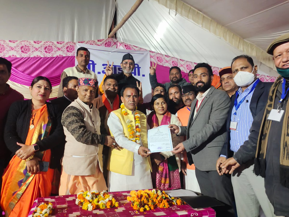 drdhansinghuk's tweet photo. श्रीनगर विधानसभा की समस्त क्षेत्र की देवतुल्य जनता का हार्दिक आभार। इस जीत का श्रेय पार्टी के समर्पित एवं कर्मठ कार्यकर्ताओं को भी जाता है। https://t.co/Ak5sN1Arhc