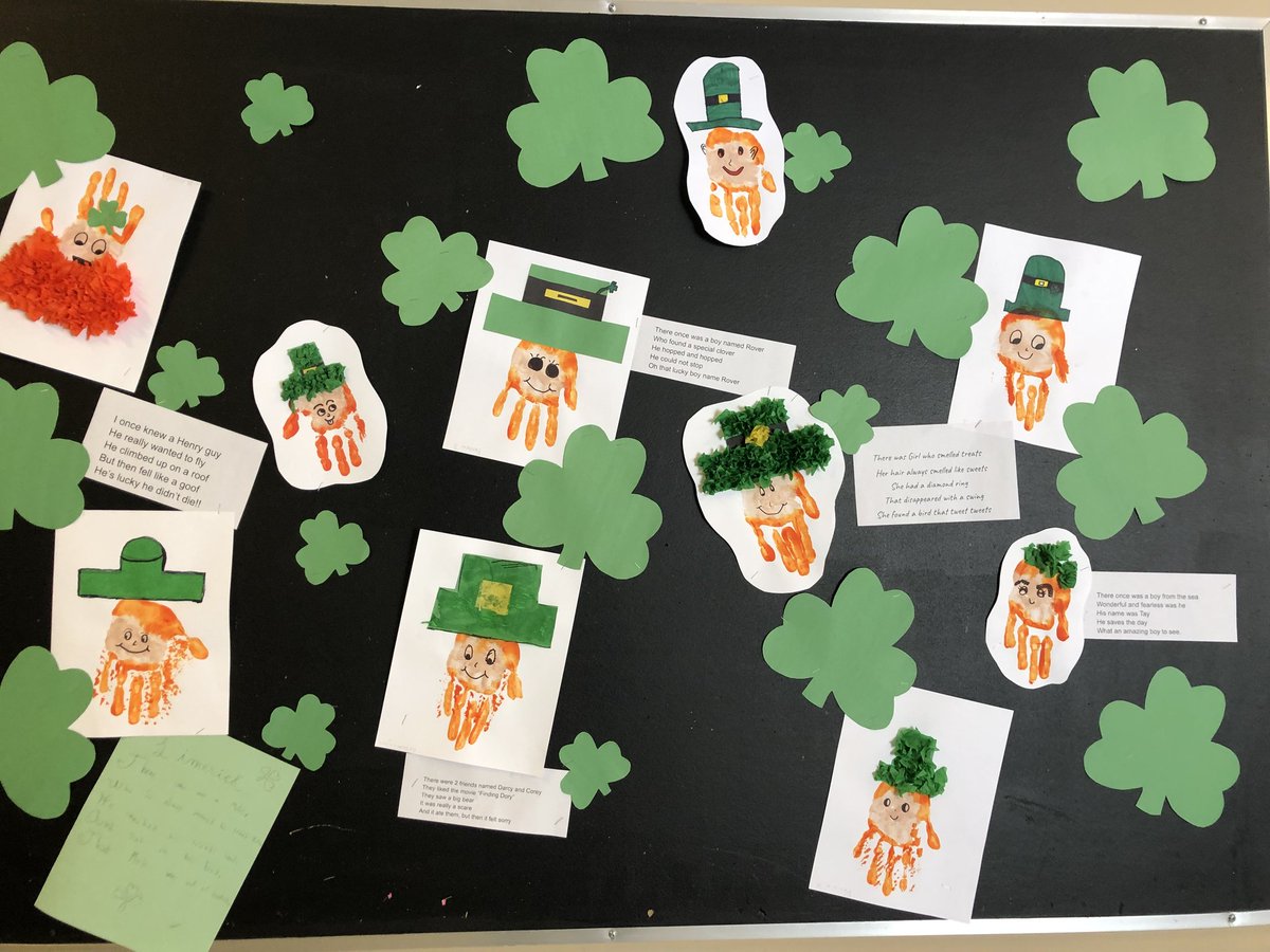 Celebrating March with Limericks and Leprechauns in Gr 4/5!