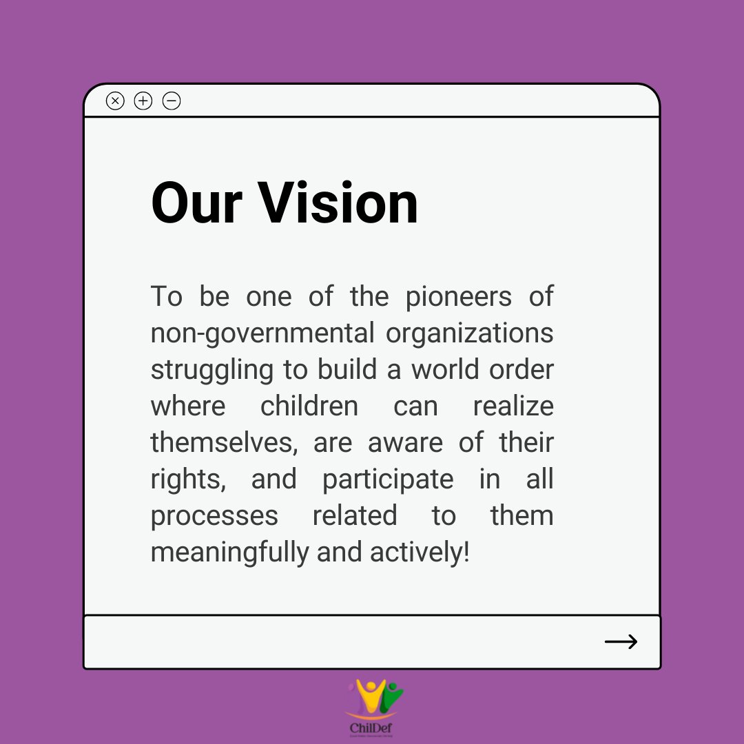 cocukhaklarisav's tweet photo. How about getting to know ChilDef better?

We aim to be one of the pioneers of non-governmental organizations fighting for a world where children gain their rights without discrimination!

#ChilDef  #childrenrights  #childrightsdefenders #childrights #ngo #civilsociety https://t.co/88q5Nspvvs