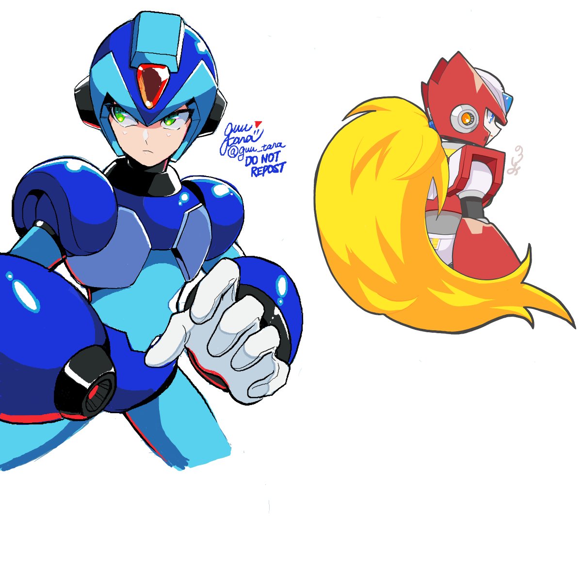 ゼロ(ロックマン) 「これから毎日ぐぅたらしようぜ (4人が参加中) https://t.co/poY」|𝙜𝙪𝙪𝙩𝙖𝙧𝙖@comms→closeのイラスト