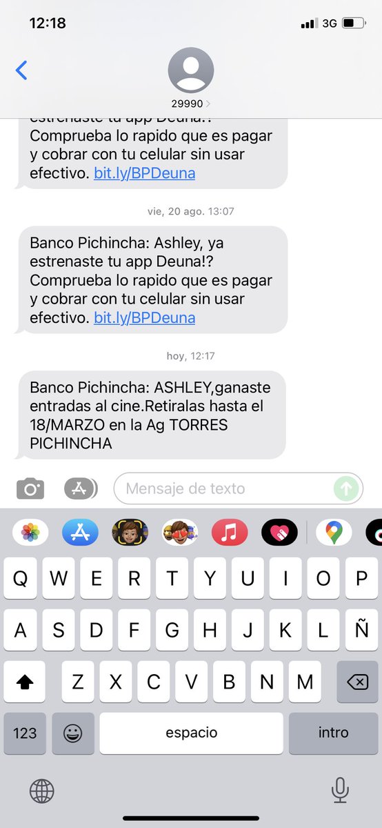 Ashley_G16's tweet photo. @BancoPichincha esto es cierto? 🤣 https://t.co/6116180ySw