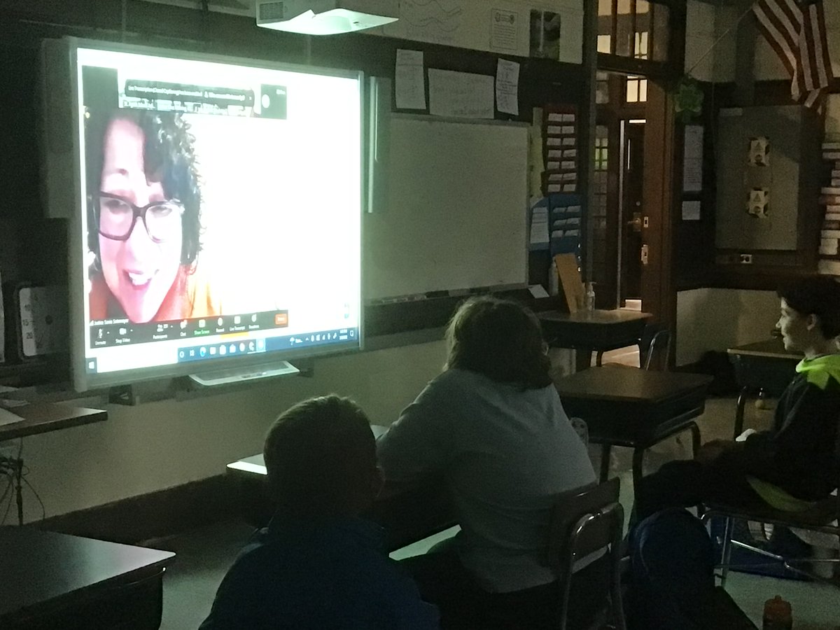 stagnesschool's tweet photo. Ms. Daley's 5th Grade class zoomed with Supreme Court Justice Sonia Sotomayor for MA Civic Learning Week. "For me, civic education is the key to inspiring kids to want to stay involved in making a difference." -Assoc. Justice Sonia Sotomayor #SCOTUS #MACivicLearningWeek #WeAreSAS https://t.co/yP7KgrYiRn