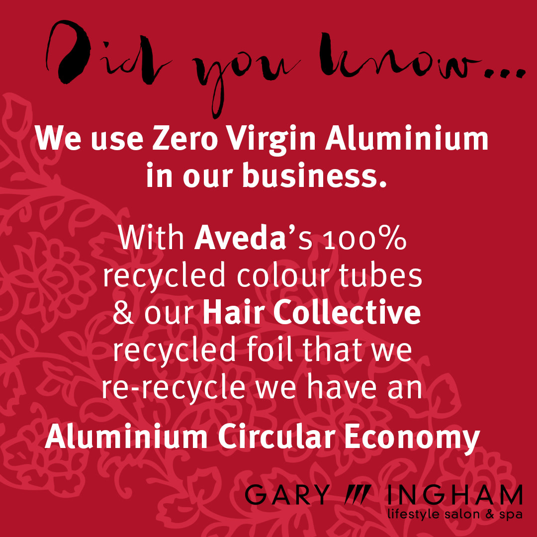 #CircularEconomy #AvedaUK #GreenSalonCollective #EcoSalon #Aluminium
