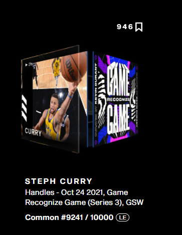 🏀Free NFT Giveaway🏀
Steph Curry GRG (Series 3) Moment
To win:
🇻🇦 Like ♥️
🇻🇦 Retweet ♻️
🇻🇦 Follow Me
🇻🇦 Comment your TS username