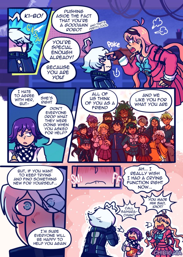 Comic I drew for @kiibozine :3c #drv3