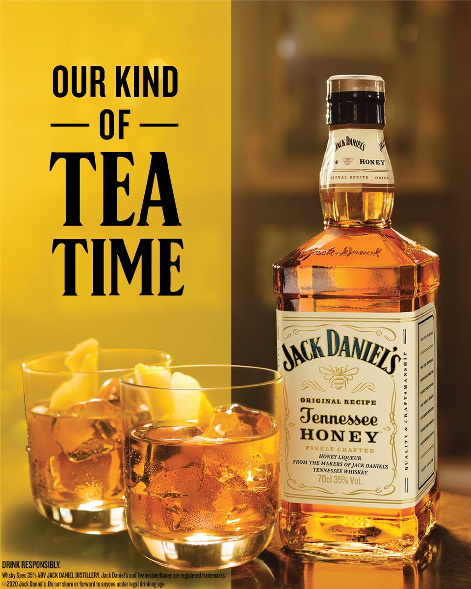 Our kind of Tea Time. #JackHoney #JackDaniels, image size:960x1200