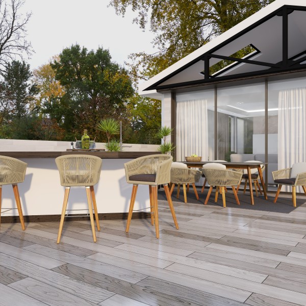 Outdoor season is here! 

A great way to style your outdoor layout is to add unique pieces like this bar stool! We are seeing so much natural materials styled in the home, it's time to take it outdoors! 

#BarStool #Stool #WovenRopeStool #OutdoorChair #HomeDecor #UMAHomeDecor