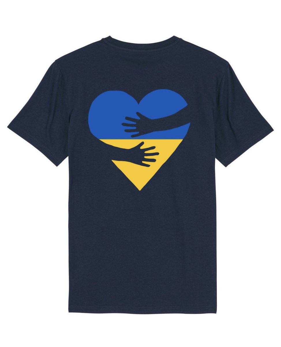 SeanFletcherTV's tweet photo. Really like these Tshirts and bags by @maisondechoup supporting Ukraine.  They usually donate some of their profits to #MentalHealth charities, but for these products all the profits go to the #UkraineHumanitarianFund. It’s a great way of donating and wearing a supportive product https://t.co/lWedABtELS
