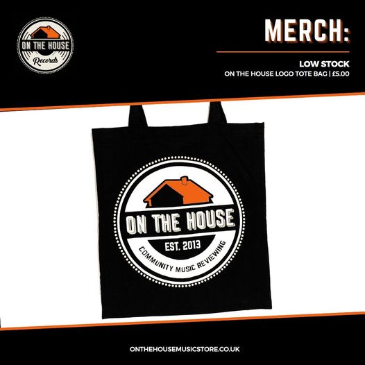 ‼️LOW STOCK‼️
We are running low on our OTH Black Logo Tote Bags. For just £5 each, not only can you support us at On The House, but also help the local music community. onthehousemusichub.co.uk 🧡
Visit onthehousemusicstore.co.uk ⬅️