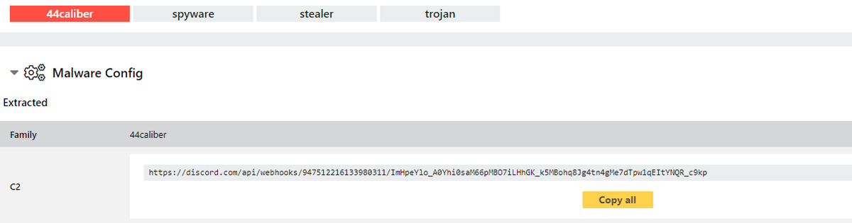 aaqeel87's tweet photo. @James_inthe_box @discord just to add more families using Discord
#44Caliber stealer #Mercurial Grabber https://t.co/Sme2xaHann
