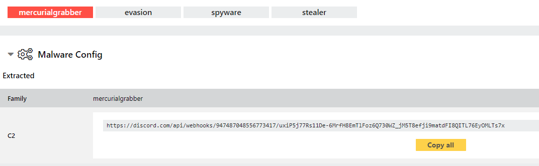 aaqeel87's tweet photo. @James_inthe_box @discord just to add more families using Discord
#44Caliber stealer #Mercurial Grabber https://t.co/Sme2xaHann