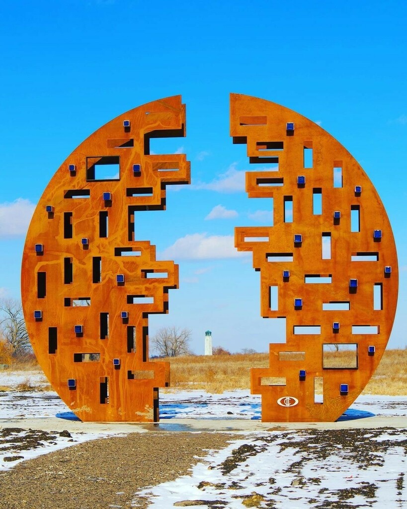 awesomemitten's tweet photo. “One World. . . Under Michigan Stars”
This massive sculpture on Belle Isle marks one end of the Iron Belle Trail.
📷 @nature_lover_xo
.
.
.
.
.
#mittenlove #awesomemitten #puremiwinter #winterwonderland #miwinter #winterinmichigan #miawesomelist #w… https://t.co/W7LbThLO4A https://t.co/jlJppWLtiV