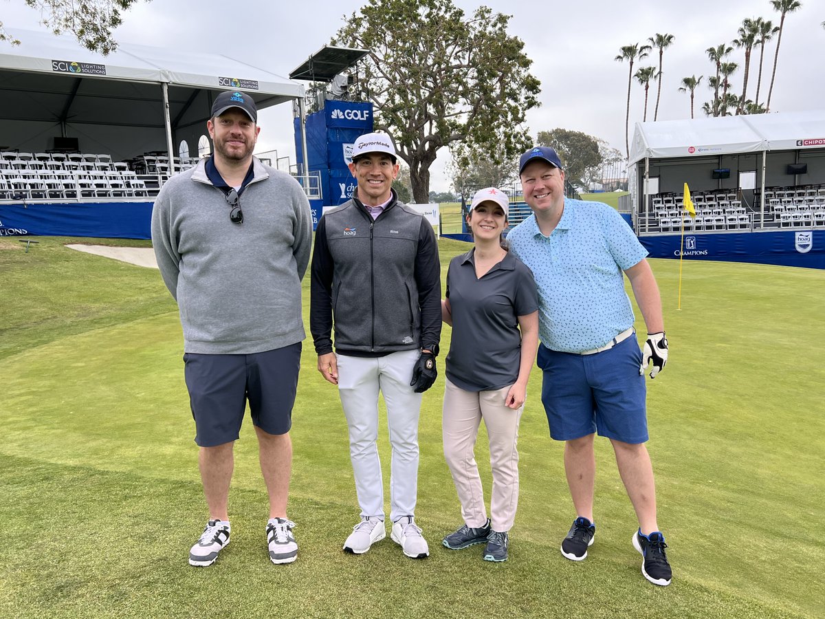 Right_Sourcing's tweet photo. We had a great time as a sponsor of the Hoag Classic last week and also working on our short game ⛳ https://t.co/Nyjjoa7CNB
