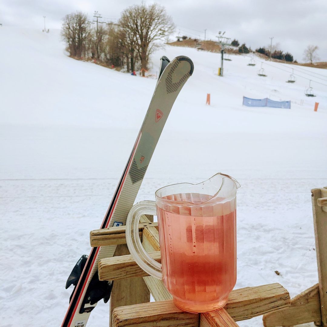 (1/2) SnirtFest is this Saturday! New this year is the LIQUID LAP!

Teams of 2 will compete in a relay to see who can ski or board down the hill the fastest while carrying a full pitcher (52 ounces of water).