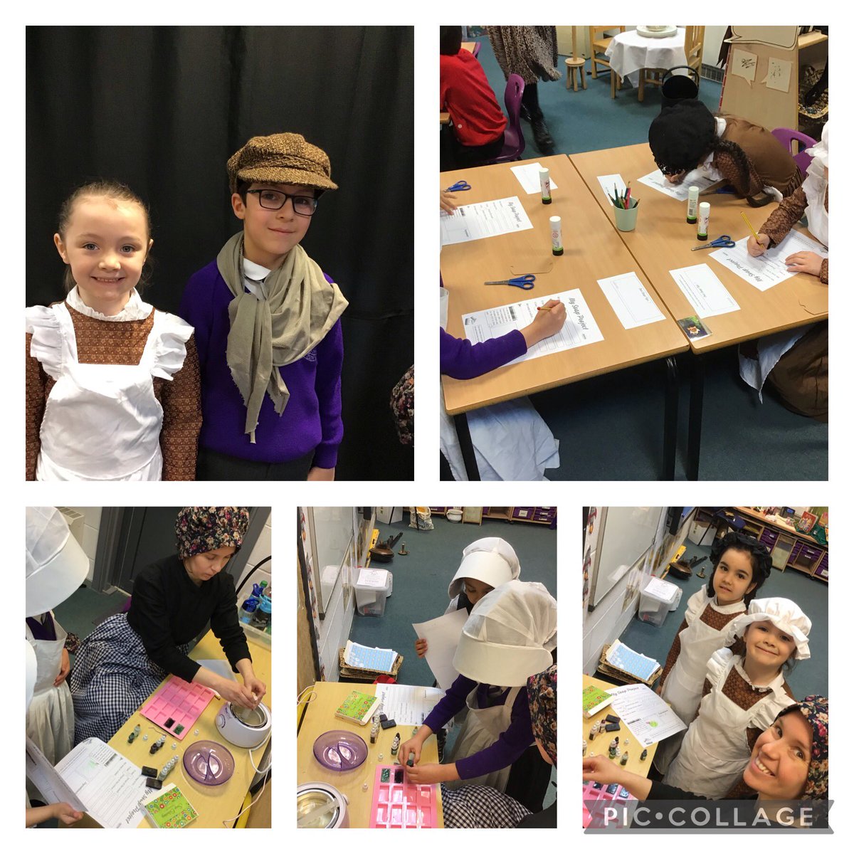 HolyFamilyL8_1F's tweet photo. We designed and made our own soap @PastProductions #germs #KittyWilkinson https://t.co/R0bUiDByaG