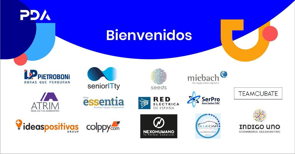 PDA_hrtech's tweet photo. ¡Cada vez somos más en la #RedPDA!
Estamos felices de contarles que sumamos 14 nuevos clientes y partners, para juntos revolucionar el mundo del #HR
Gracias por su confianza y apoyo en nuestro propósito.
¡El cambio lo hacemos entre todos, desde adentro hacia afuera! 🚀 https://t.co/0jBfftayFI