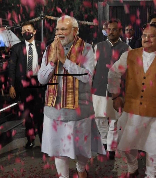 PrithivirajBJP's tweet photo. The thumping victory of BJP in all the four states has proven that the common people of India have enough of love and respect for their Pradhan Sewak Narendra Damodar Das Modi. Bharat Mata Ki Jay. https://t.co/nVitltdsMa