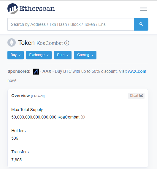 Did you know that #KOACOMBAT is the movement of combat sports? Only 506 holders you could be an early investor. DYOR! Great things coming🔥

<a href="/KoaCombat/">KOA COMBAT</a> #CryptocurrencyNews #Crypto #sports #cryptocurrency @LongBeardMcGee #ETH @Tony765755561 <a href="/TattoodYoda1/">Cryptorita💃🏻 🇺🇸</a>
