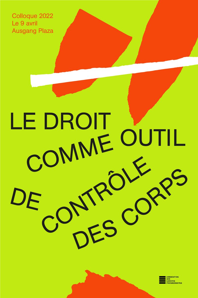 L' #AJP a le plaisir de vous inviter à son 11e #colloque annuel ayant comme thème le #𝒅𝒓𝒐𝒊𝒕 𝒄𝒐𝒎𝒎𝒆 𝒐𝒖𝒕𝒊𝒍 𝒅𝒆 𝒄𝒐𝒏𝒕𝒓𝒐̂𝒍𝒆 𝒅𝒆𝒔 𝒄𝒐𝒓𝒑𝒔 qui aura lieu le 𝐬𝐚𝐦𝐞𝐝𝐢 𝟗 𝐚𝐯𝐫𝐢𝐥 à Montréal. 
Pour plus d'info &amp; pour les billets: ajpquebec.org/11e-colloque-a…