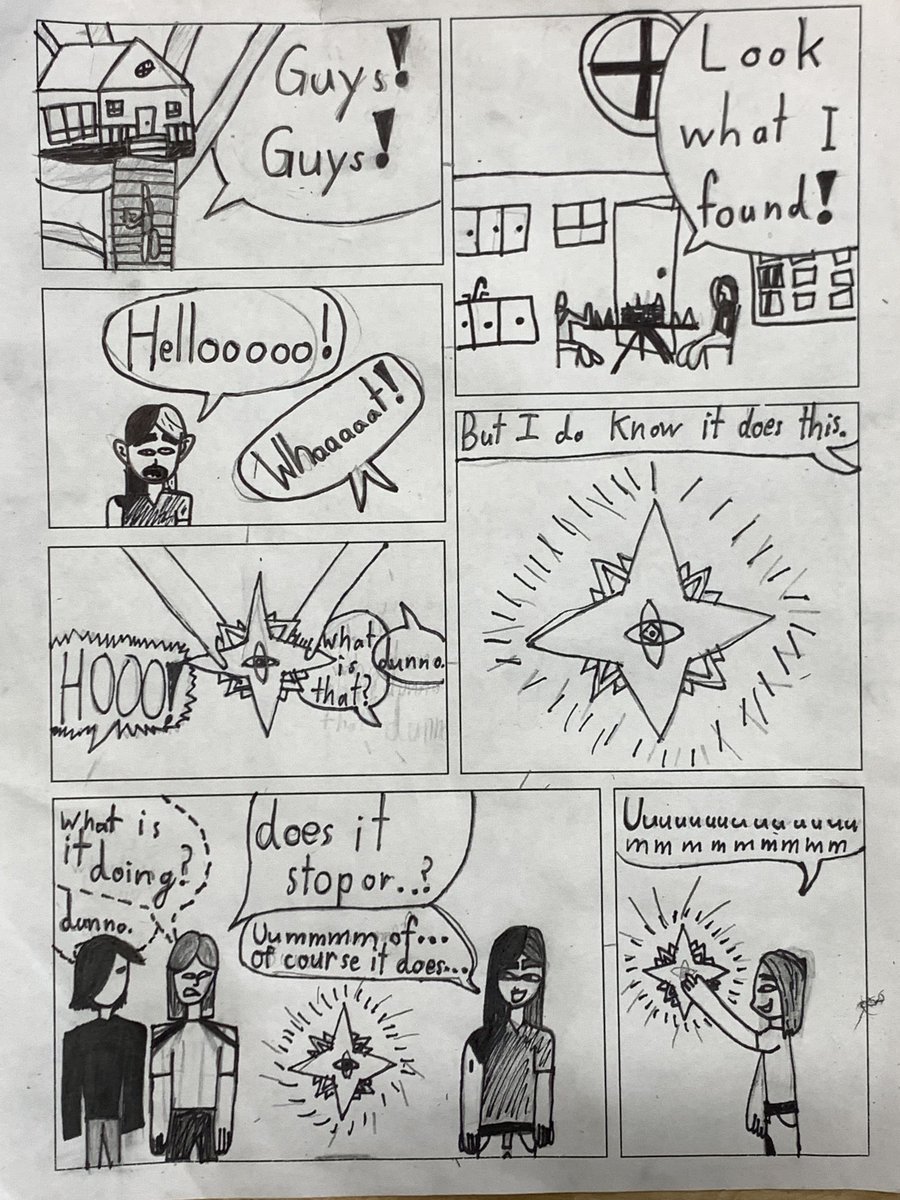 Art Collaborating with 4th grade as we support student writing #aisdproud #saveouressentialareas