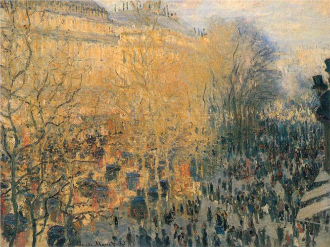 Клод Моне. «Бульвар Капуцинов». 1883 г.