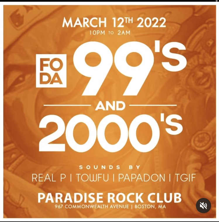 FezInRealLife's tweet photo. Boston, ya favorite 99’ &amp; 2000’s party is back! This Saturday at @ParadiseRockClb! Salute to my guys @BallotEnt3 🙏🏽🔥 link for more info ~>> https://t.co/VMDUjK62Gt https://t.co/mDE54E0Pna