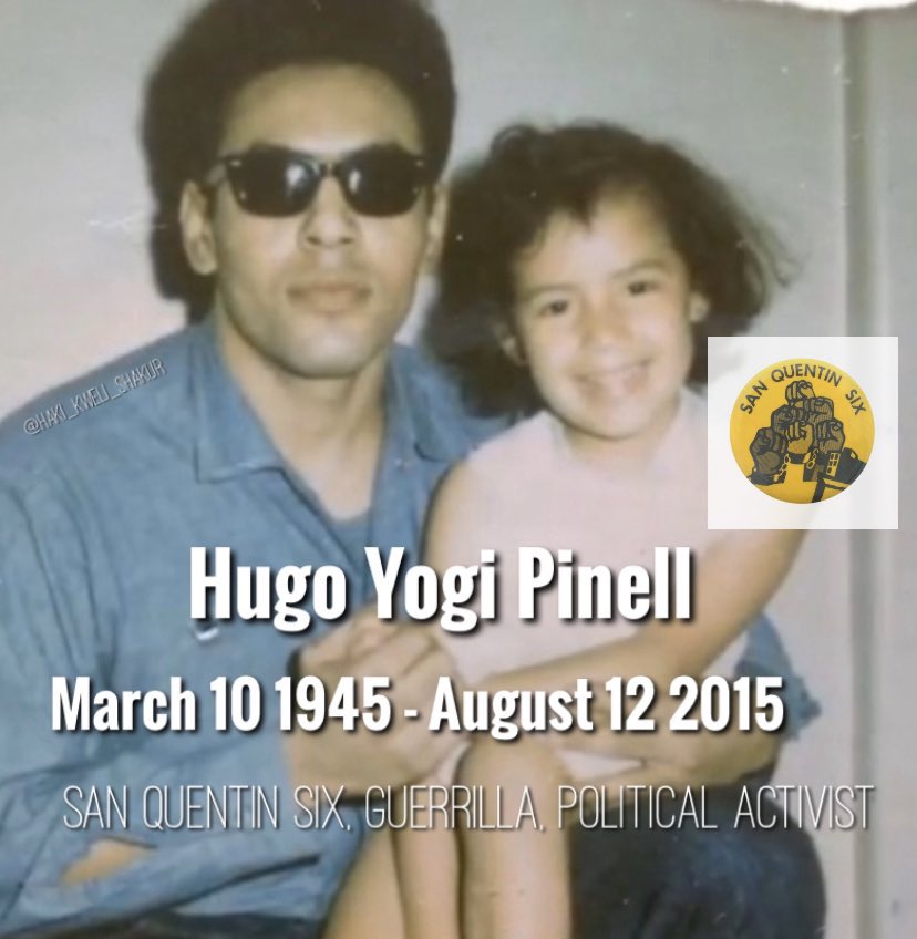 Haki_Shakur's tweet photo. π¦ Freedom Fighter Hugo Pinell was born this day! Comrad of George Jackson! Long live Hugo Pinell who was assassinated in prison Black August 12 2015 never forget!
#hugopinell #georgejackson #newafrikan #latino #GJU #blackaugust #resistance #prisonmovements #guerrillalove https://t.co/01fy8i7axm