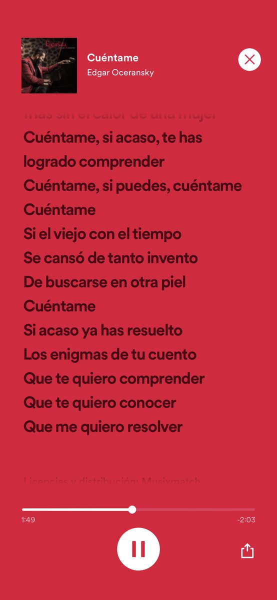#Cuéntame de <a href="/EdgarOceransky/">Edgar Oceransky</a> para abrazar a nuestros orígenes y tratar de entendernos y descifrarnos any given day… 

<a href="/teamoceransky/">Somos #TeamOceransky</a> 
#TeamOceransky 

open.spotify.com/track/6jOoHhto…