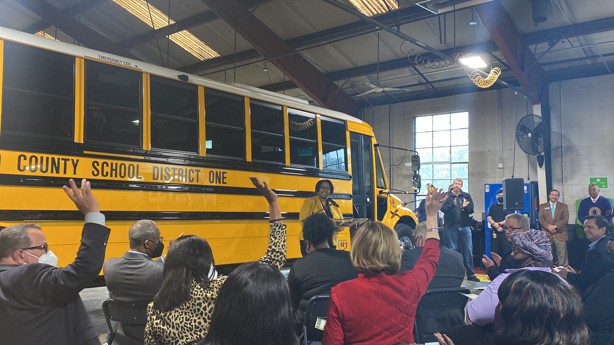 Becky Budds on Twitter: "HAPPENING NOW: Richland School District one is being presented with a 