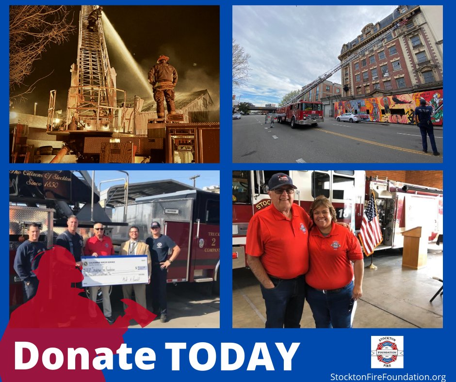 Donations made to the Stockton Fire Foundation are used to directly support Stockton Firefighters. Any amount helps and we thank you for your contribution. 

Donate today at paypal.com/donate/?hosted…